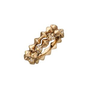 House of Harlow Spiked Ring Set in Gold